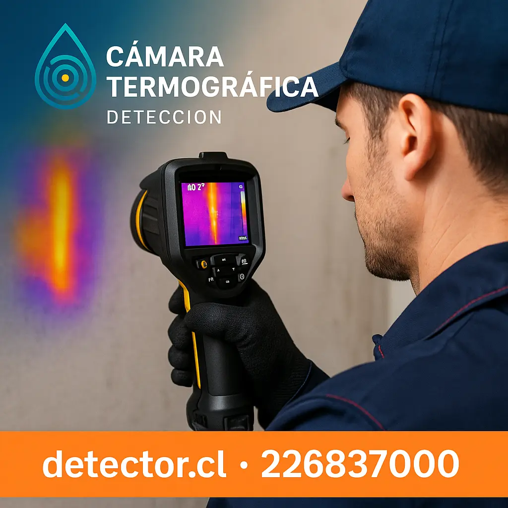 Detección de fugas con cámara termográfica