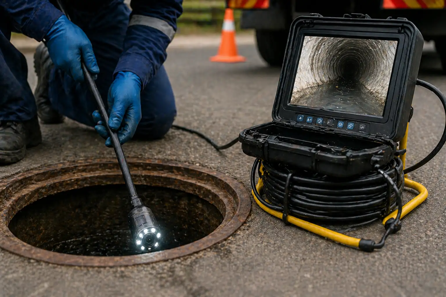 Inspección CCTV de alcantarillado